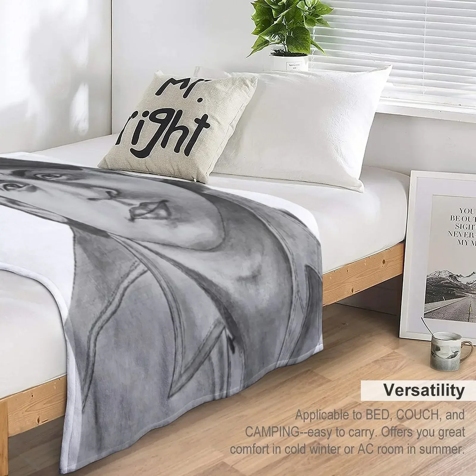 Одеяло Shahrukh khan Sketch Тонкие одеяла