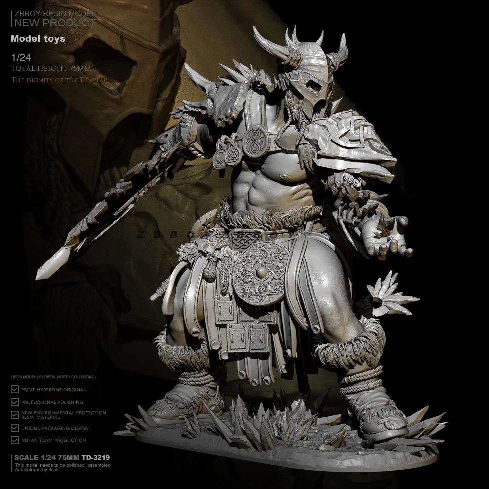 

1/24 Resin model kits figure beauty colorless and self-assembled TD-3224