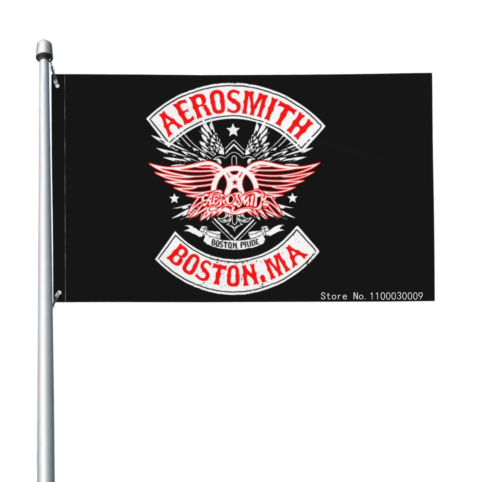 Aerosmith Стивен Тайлер Джо Перри Бостон мА флаг парад машины Клубные рекламные