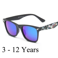 2022 childrens fashion sunglasses square mirror sun glasses brand design sunglasses for boys and girls design eyewear ua400