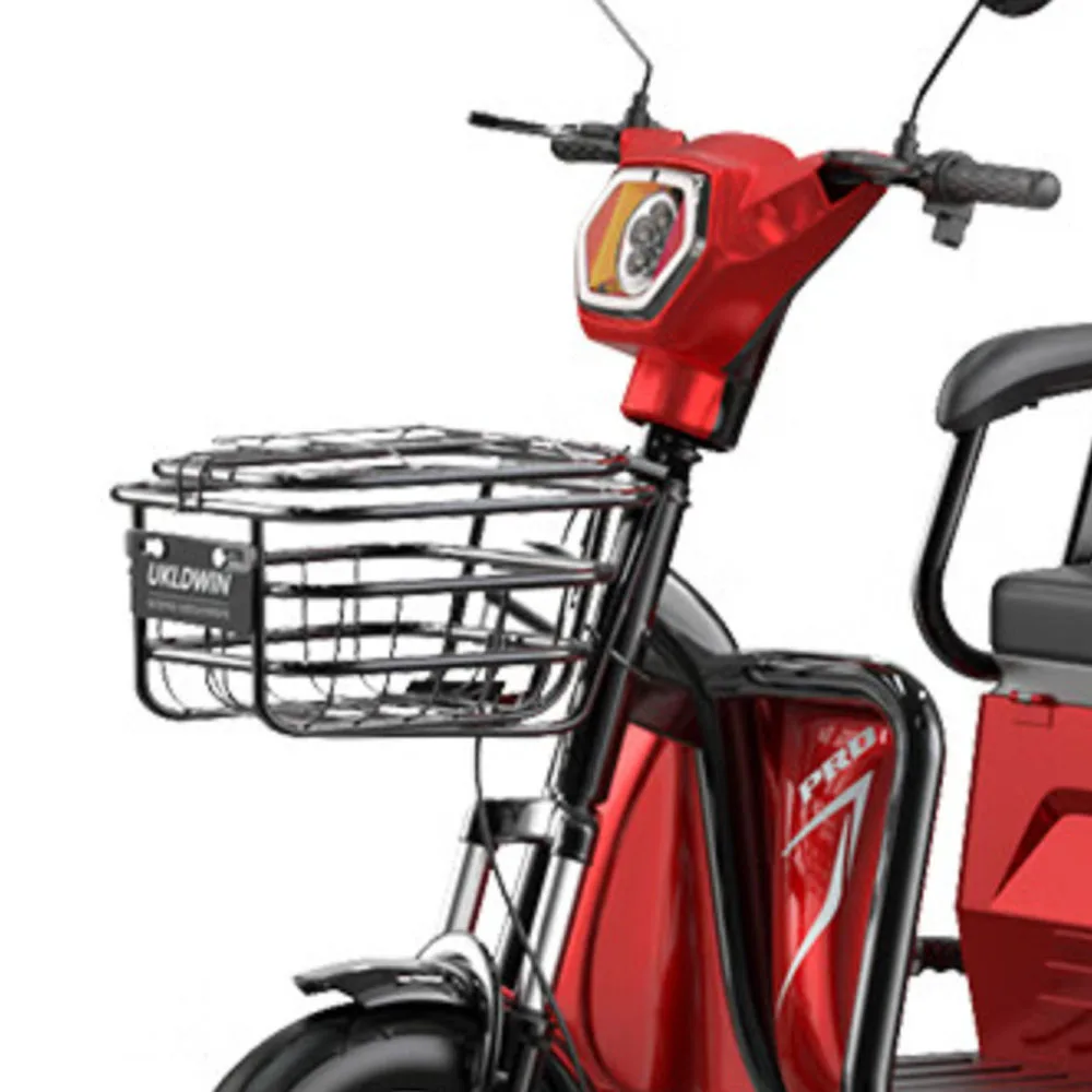 Электрический трехколесный велосипед 600 Вт 48 В 12 Ач диапазон 80 км для пожилых