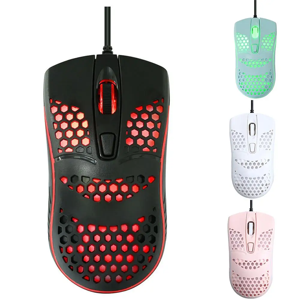 Мышь Компьютерная Q2 игровая Проводная с RGB-подсветкой, 1200/2400/4800DPI, 4 кнопки