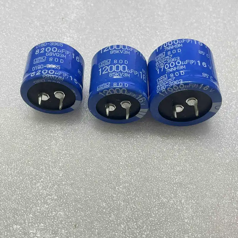 2 шт./лот 16 В 8200 мкФ 12000 17000 фильтр накаливания электролитический конденсатор