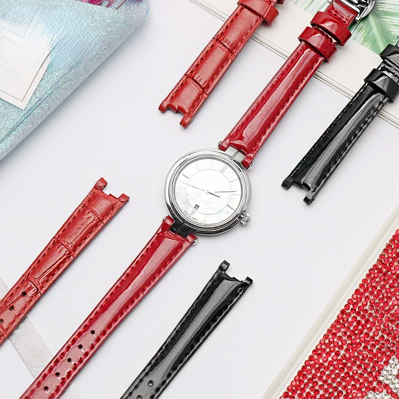 Женский браслет из натуральной кожи для часов Tissot T094 ремешок серии фламенко T094210