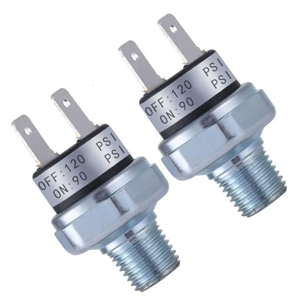 2 шт. 90-120PSI переключатель давления воздушного компрессора 1/4 &quotNPT наружная резьба