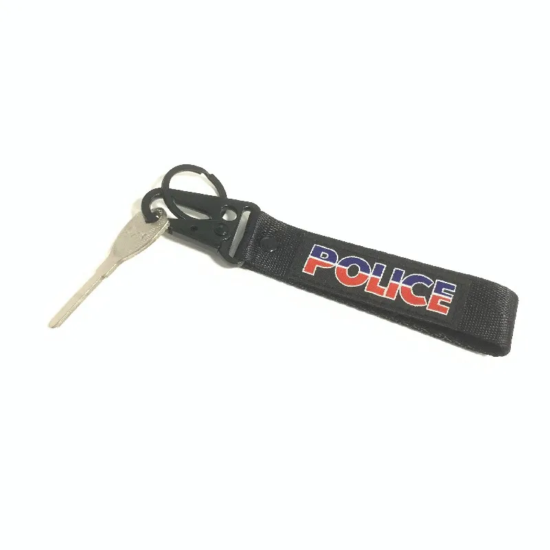 

Брелок для ключей на мотоцикл и автомобиль, текстильный строп с пряжкой, для полиции, Honda Hrc, подходит для Ford Jdm, автомобильные аксессуары