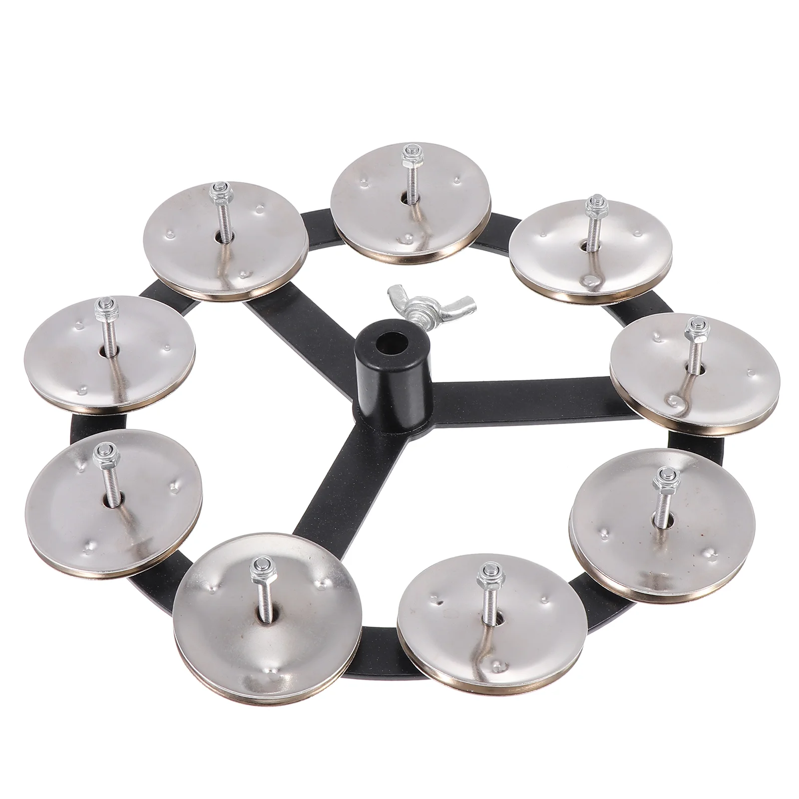 

Профессиональная тарелка-барабан, искусственный музыкальный инструмент (серебристый), 1 шт.