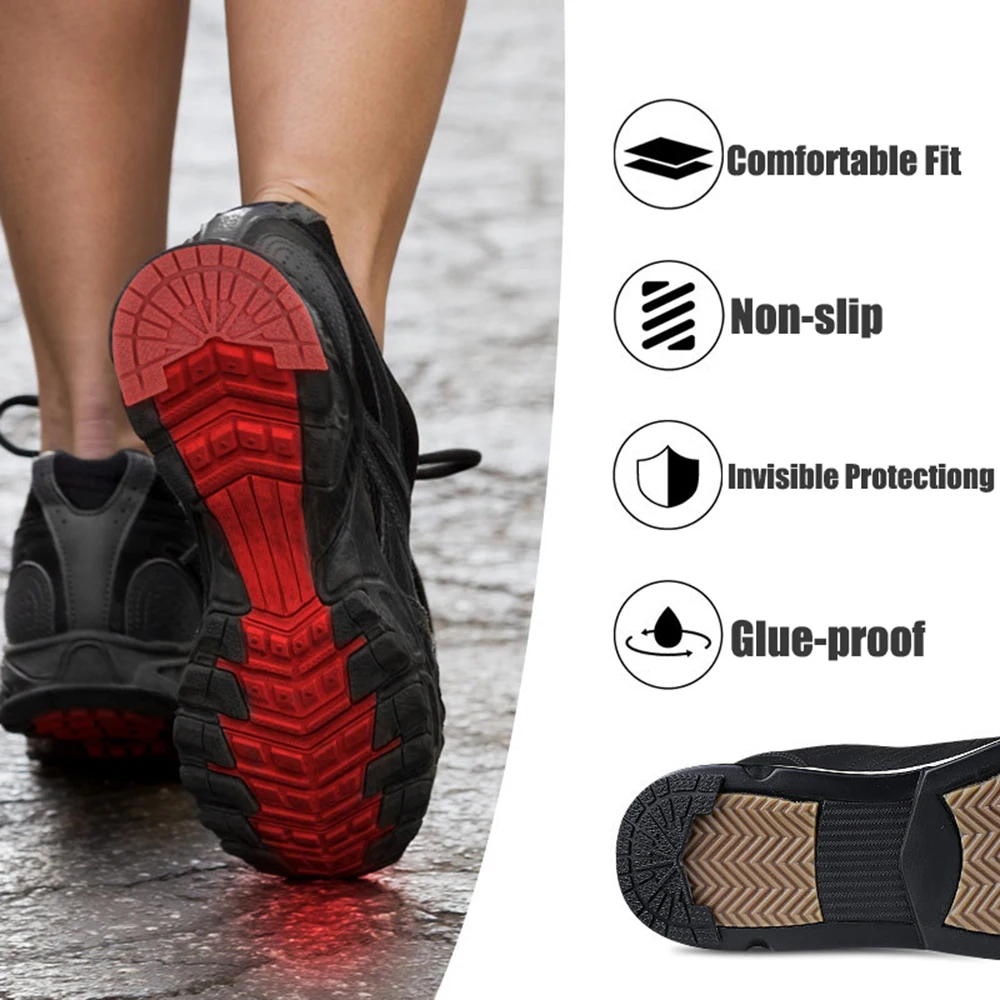 Rubber Sole Protector Sticker for Sneaker Heel Non-slip Wear-resistant Outsole Insoles for Shoes Repair Shoe Soles Replacement