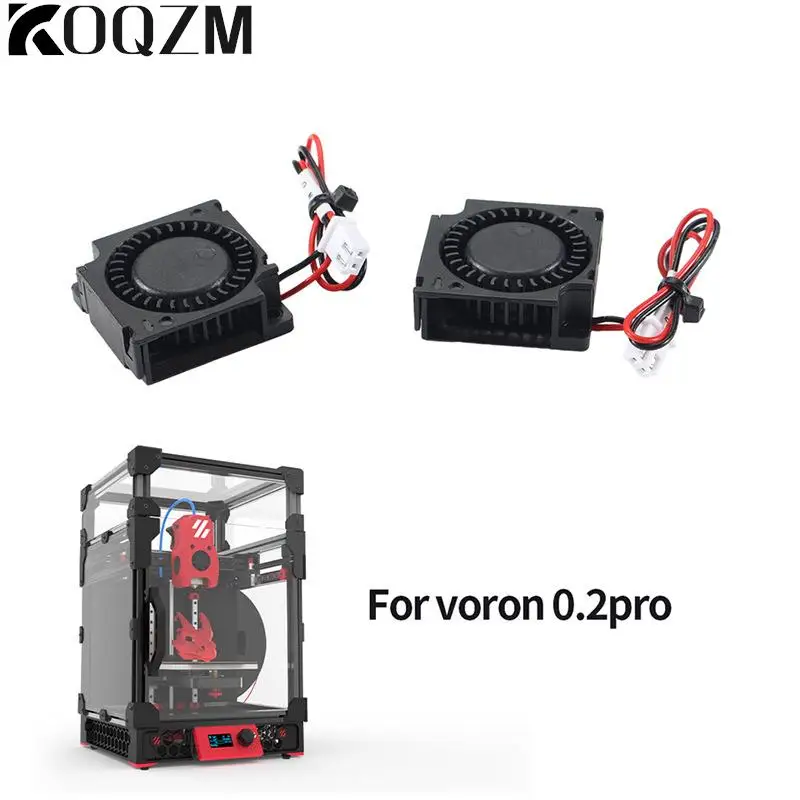 

2PC Voron 0.1 3010 3D Printer Cooling Fan DC 24V Turbo Mute Cooler 3010 Turbo Dual Fan