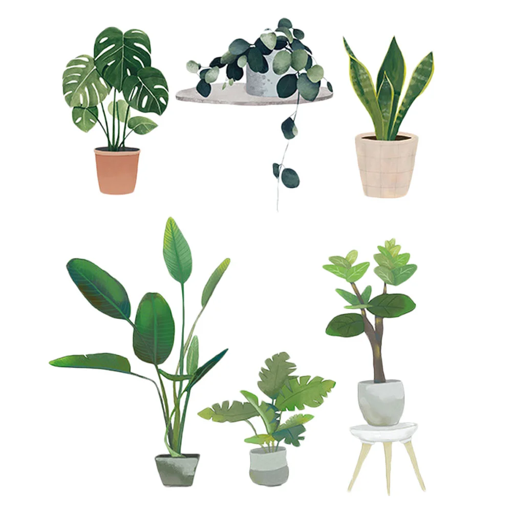 

1Pc Green Plants Sticker Peel and Wall Sticker Wall Decals for Bedroom Murals for Bedroom