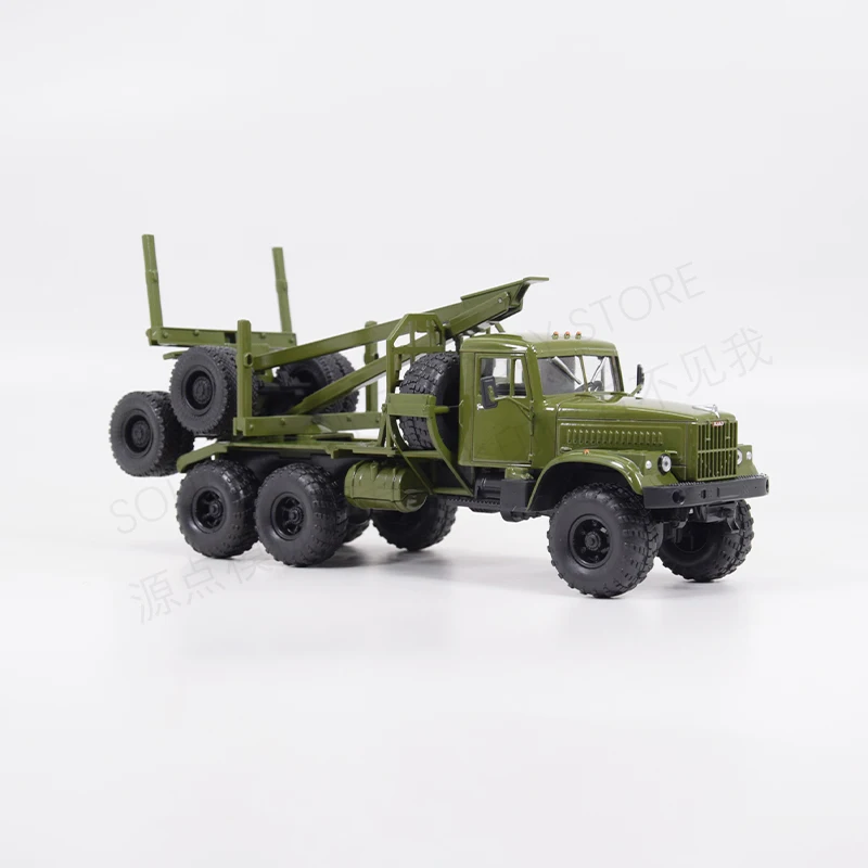 

1/43 Engineering Transport Timber Car Die Casting Alloy Model Retractable Long Arm Truck Logistics Car Toy Collection Souvenir