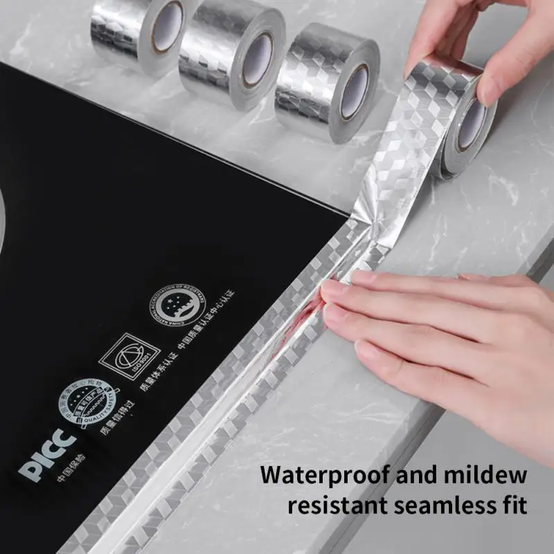 

Home Improvement Aluminum Foil Tape Kitchen Anti-mildew Waterproof Sticker Heat Insulation Waterproof Pipe Repair Tape