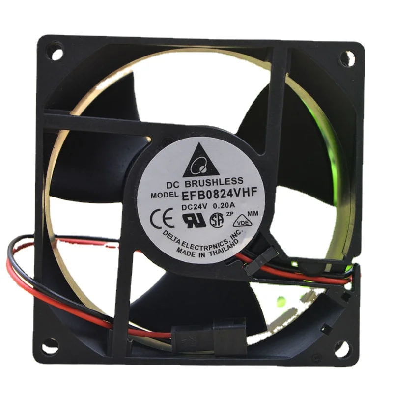 Новый вентилятор для Delta EFB0824VHF, 8 см, 8032, 24 В постоянного тока, 0,20 А, вентилятор для преобразования частоты, 80x80x32 мм