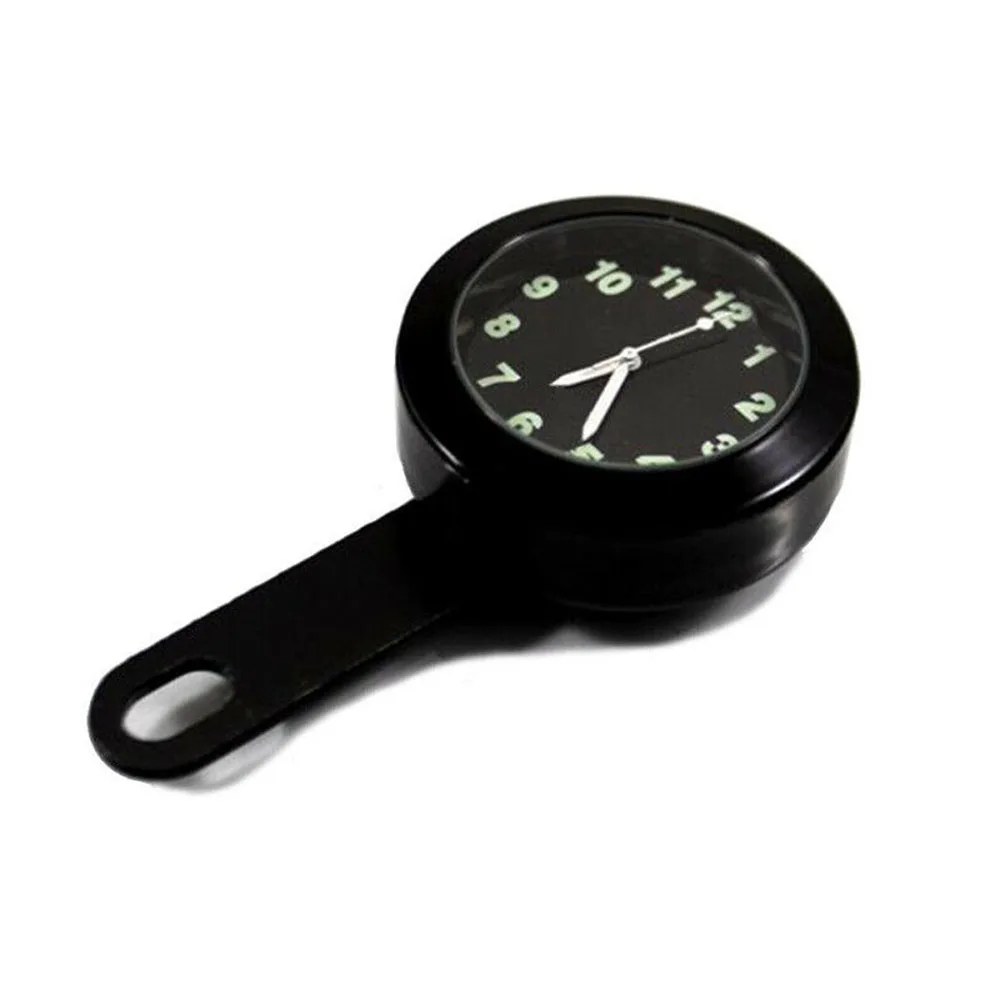 

1*Motorcycle ATV Timetable Handlebar Clock Digital Watch Black Waterproof Universal Most For ATV Motorcycle Cruiser