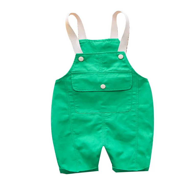 

New Summer Baby Clothes Children Boys Girls Casual Solid Straps Shorts Toddler Fashion Costume Kids Trousers Infant Sportswear