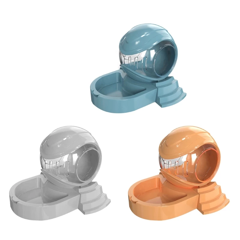 

Hamster Feeders Bowl and Hideouts House Small Animal Bowls Safe Plastic Detachable Prevent Tip-Over Easy to Clean