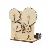 childrens science experiment toys diy electric gear drive model assembly wooden puzzle educational stem science teaching aids