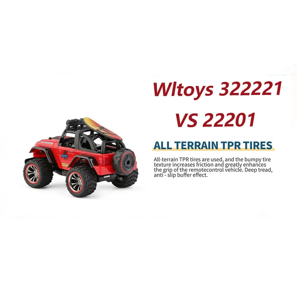 

Wltoys 322221 22201 2,4G мини Радиоуправляемый автомобиль 2WD Off-модель дорожного транспортного средства с дистанционным управлением, механический гру...