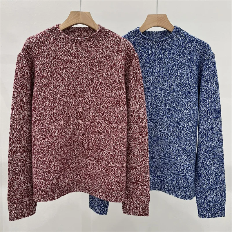 Женский свитер Новинка Осень 2024 высококачественный кашемировый Топ с длинным