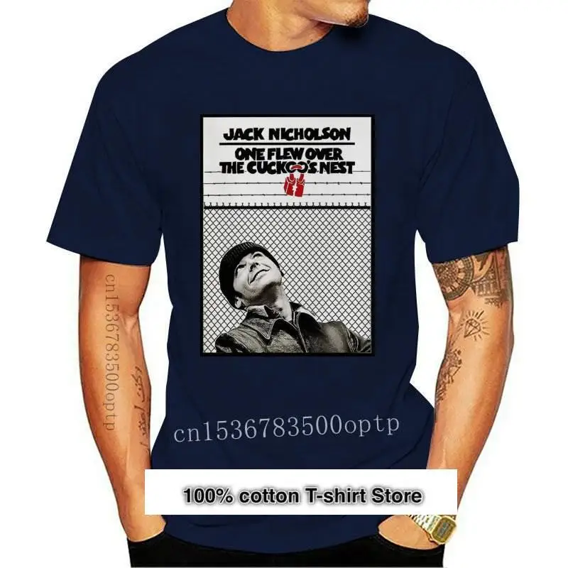 

Camiseta divertida унисекс de Jack, никольсон One voled Over The Cuckoo'S Nest, B339, Harajuku, nueva