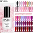 Гель-лак ROSALIND УФ Гибридный для ногтей, базовое и матовое покрытие с полупостоянной эмалью, топовое покрытие, удаляемое замачиванием, маникюрный гель для светодиодсветодиодный УФ-лампы, 7 мл