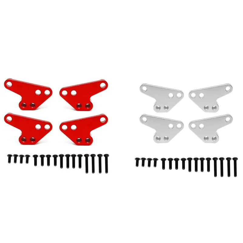 

Металлический передний и задний амортизатор Нижний кронштейн для 1/10 Traxxas MAXX 2,0 V2 89076-4 Widemaxx аксессуары, красный