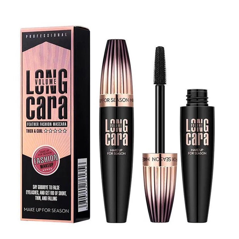 

12PCS 4d Silk Fiber Mascara Waterproof Extra Volume Easy to Dry Natural Soft Long Eyelash Makeup BlackThick Eyelash Cosmetics