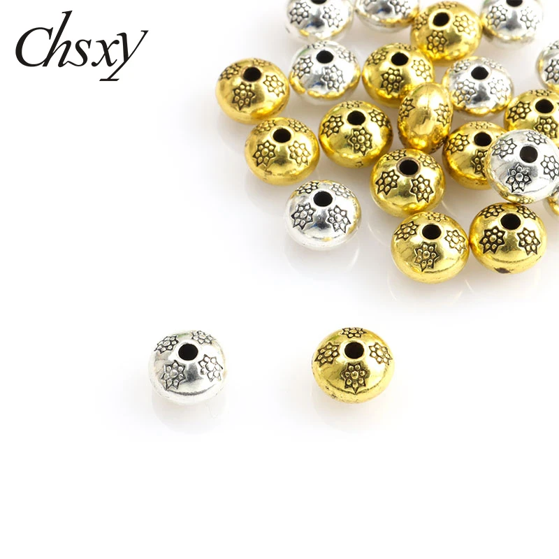 10 шт. античный серебряный цвет, цветок, овальной яркости, ретро, свободные металлические бусины-разделители, Подвески, DIY браслет, изготовление ювелирных изделий, рукоделие