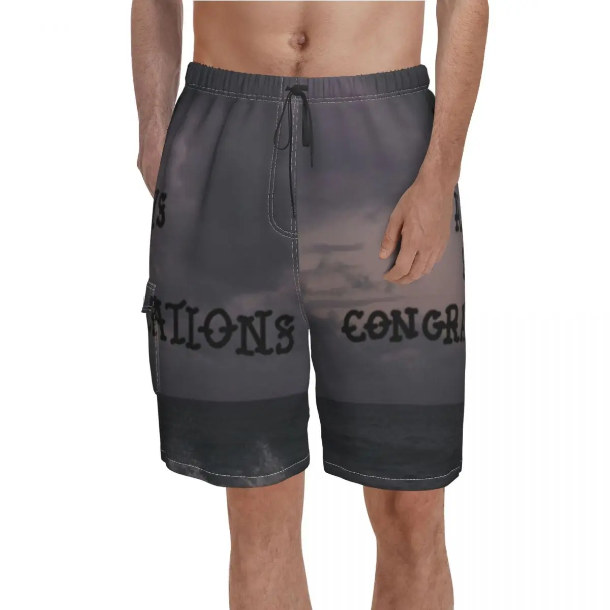 

Post Malone IV Music Sea Board Shorts Hot Sale lyric fan art quote singer Print Board Short Pants Male Elastic Waist Swim Trunks