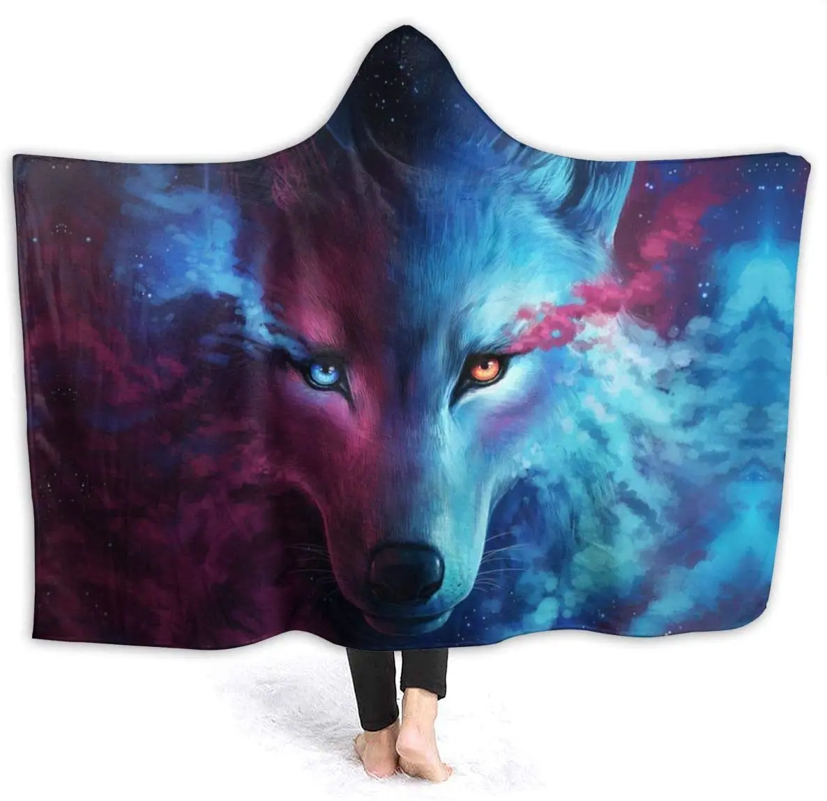 

Фланелевое Одеяло с капюшоном и защитой от пиллинга