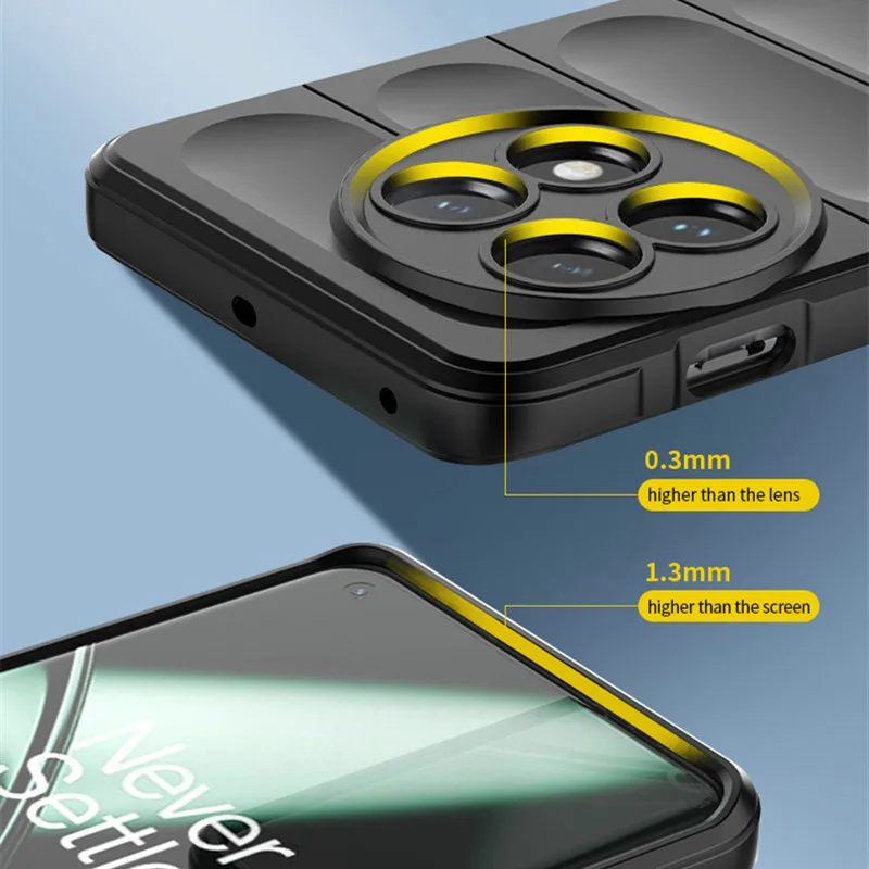 For OnePlus 11 Cover For OnePlus 11 5G Case Rubber Shockproof Soft Silicone Protective Bumper For OnePlus 11 Fundas 6.7 inch