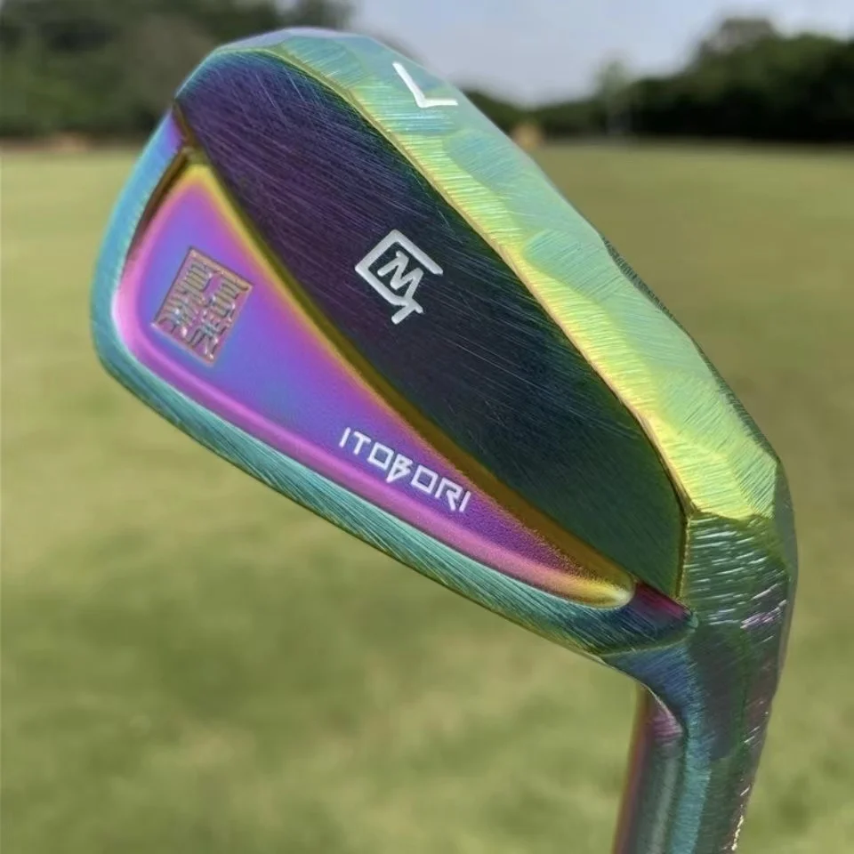 Мужские клюшки для гольфа ITOBORI Iron Set Rainbow Color 4 5 6 7 8 9 P со стальным/графитовым