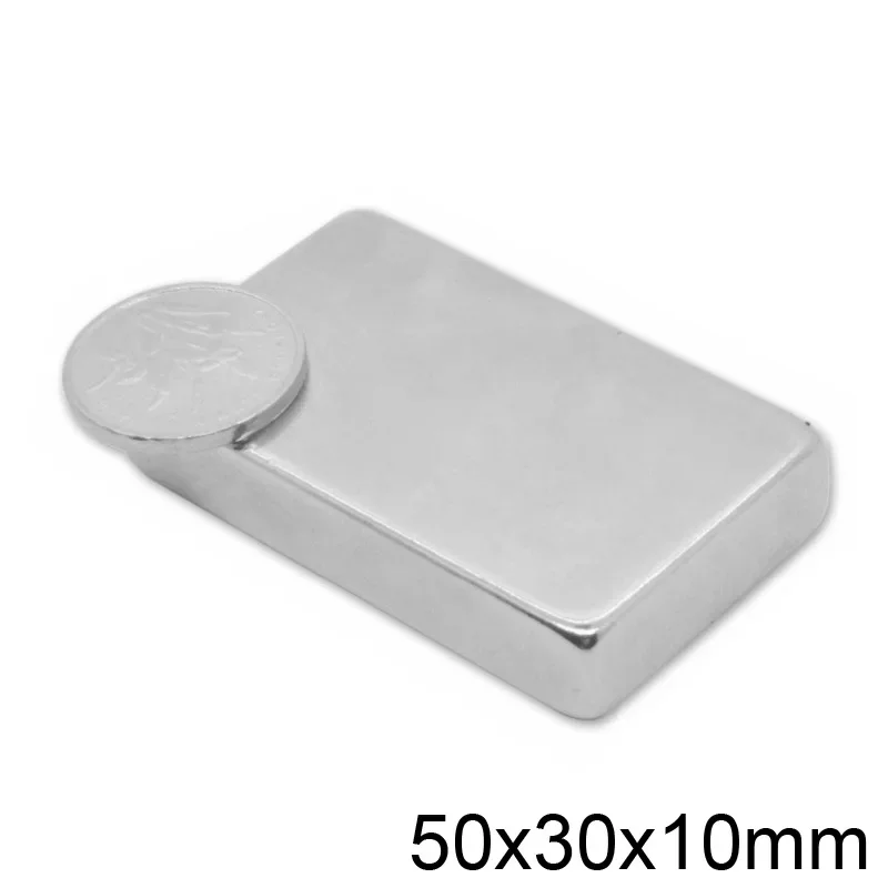 50x30x10 Большие мощные квадратные магниты Постоянный магнит мм Супер мощный