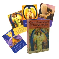 angle spanish archangel tarot cards board game oracle letters tarot in spanish with book for beginners with pdf guidebook