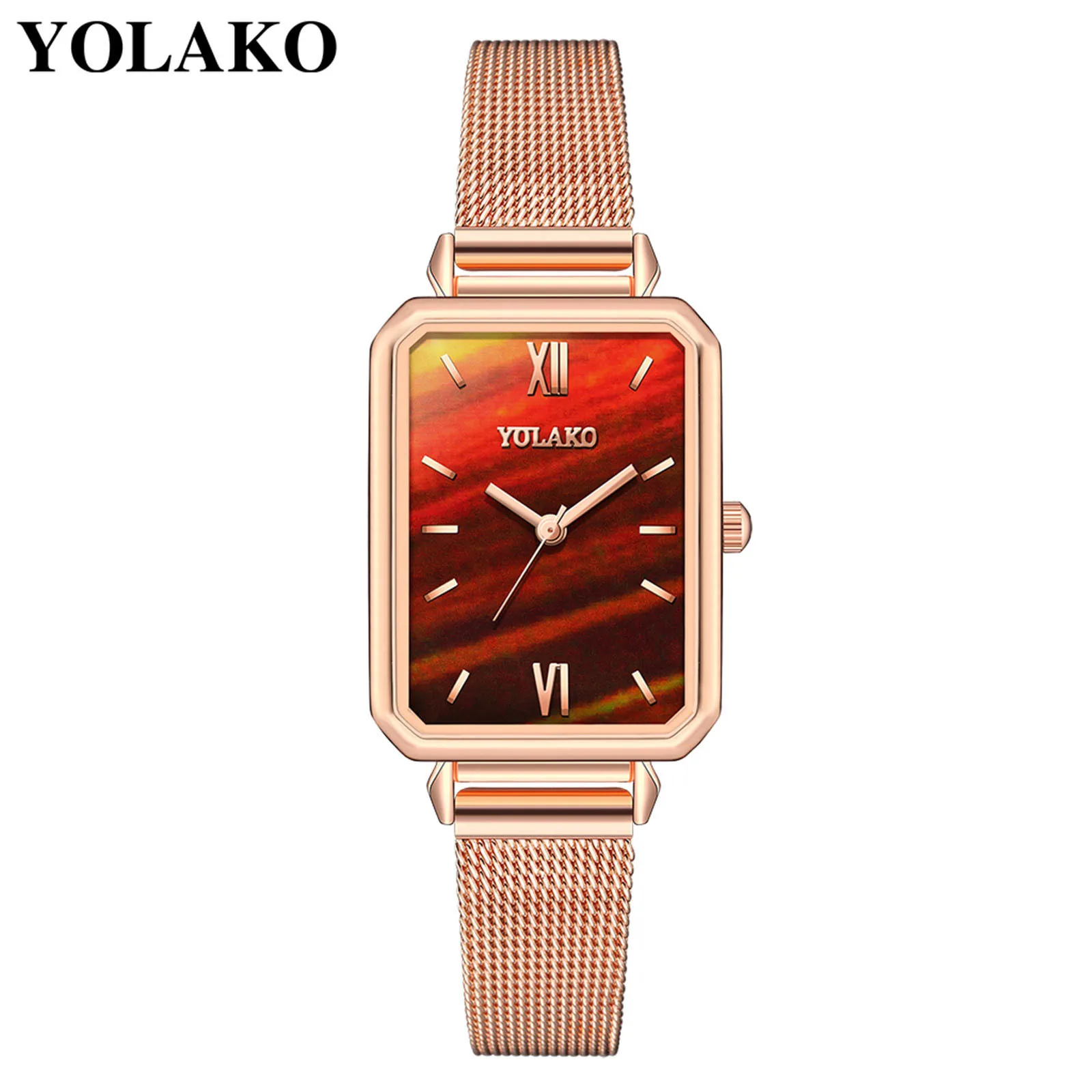 

Wristwatches Wristwatch Womens Steel Watch Strap Surface Glass Fashion Stainless Casual Ladies Wristwatches Wristwatch Womens