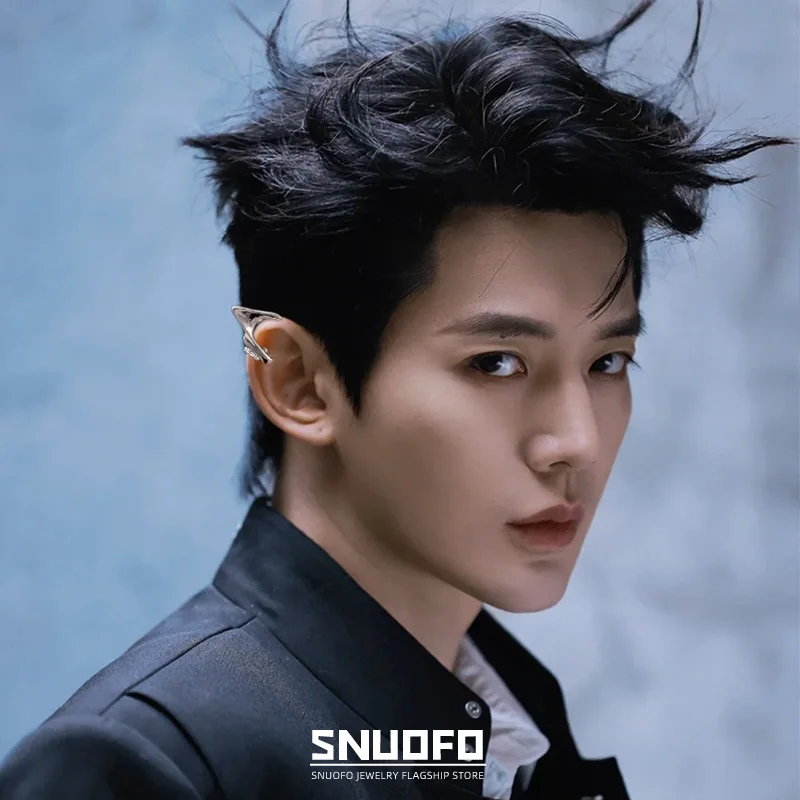 Летние новые художественные ушные клипсы для студентов мужчин серьги в стиле