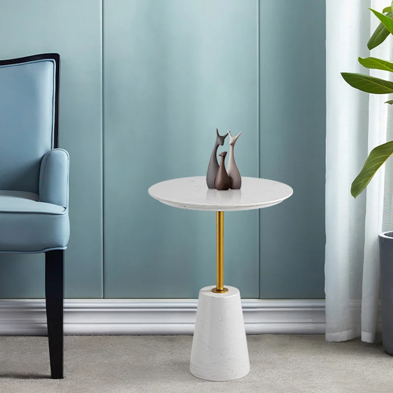 Однотонный круглый мраморный дизайнерский