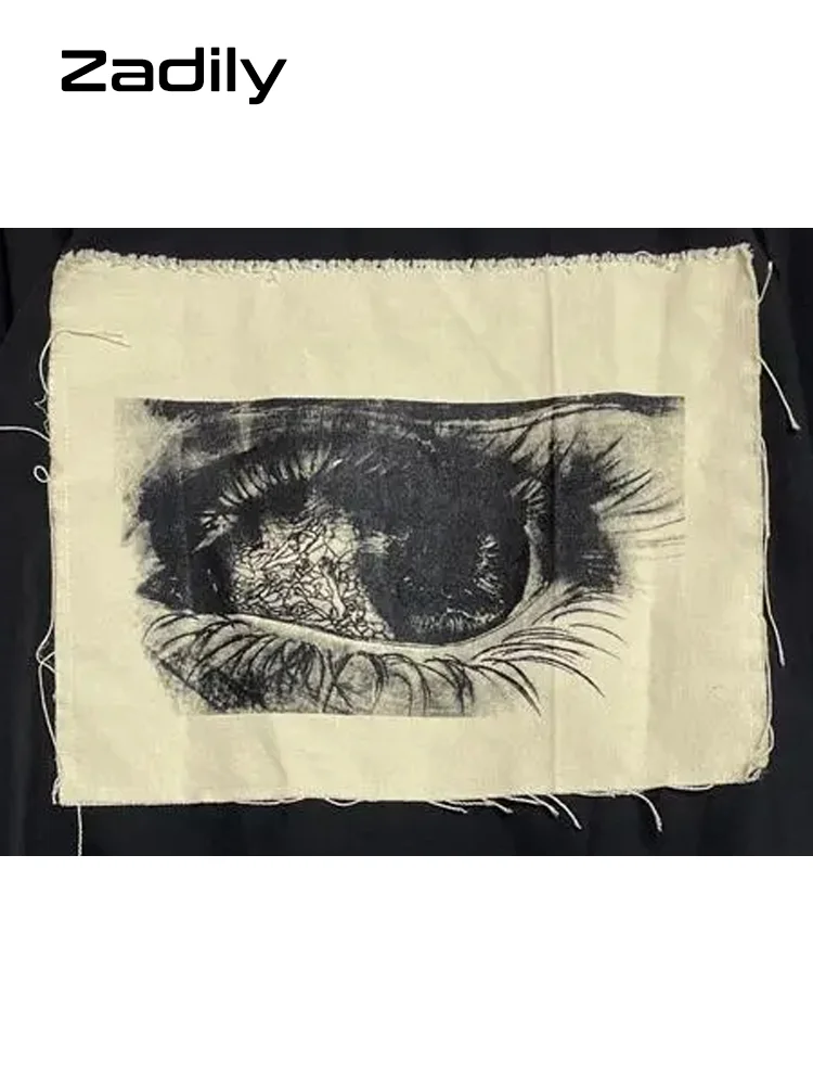 Женская Свободная блузка на пуговицах рубашка с коротким рукавом нашивками