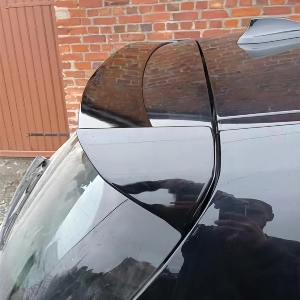 Спойлер на крышу для хэтчбека BMW серий 1 бордюр с глянцевым черным покрытием из
