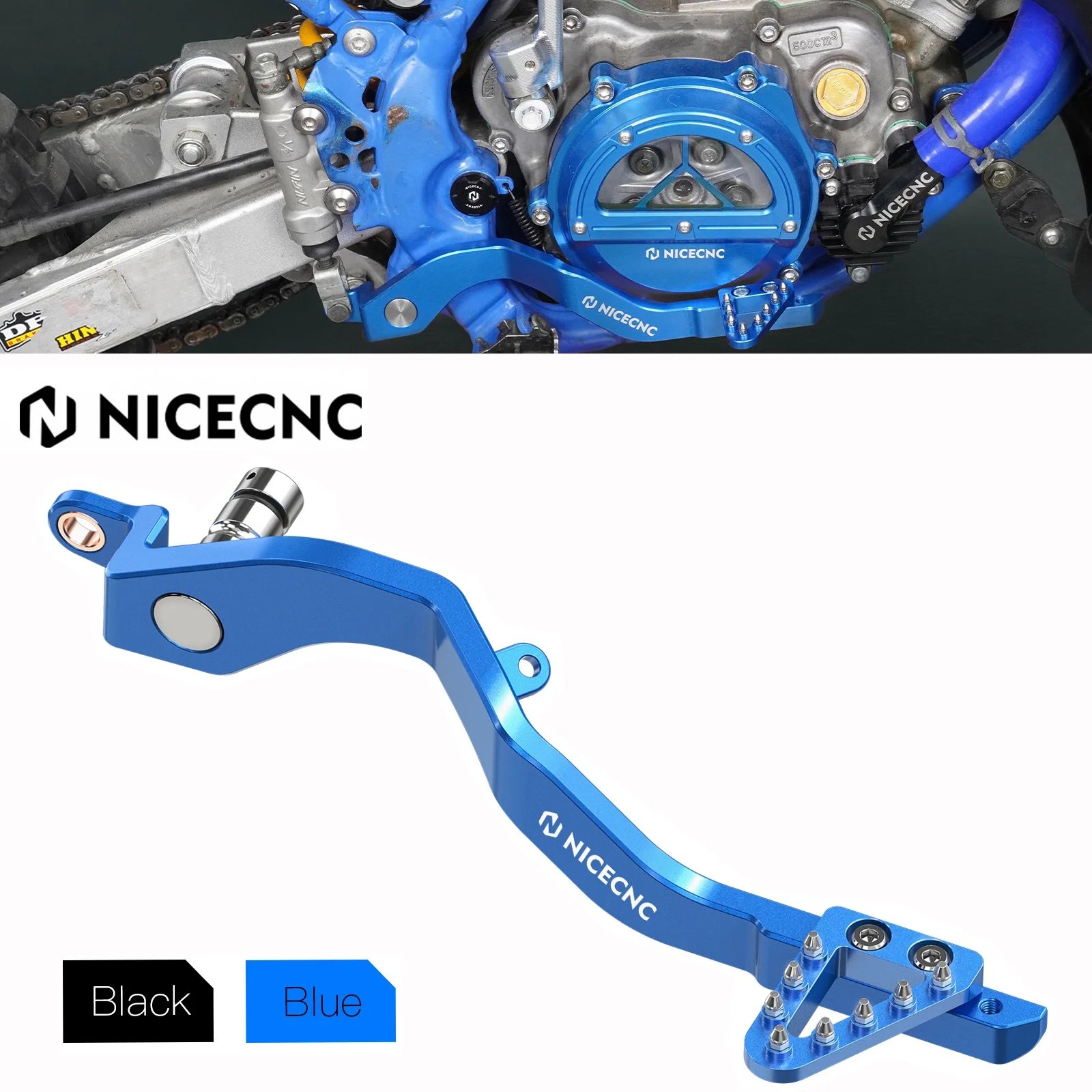 Задняя педаль тормоза для Yamaha YZ85 YZ 85 2002-2023 2022 2021 экономия рычага NICECNC Регулируемый