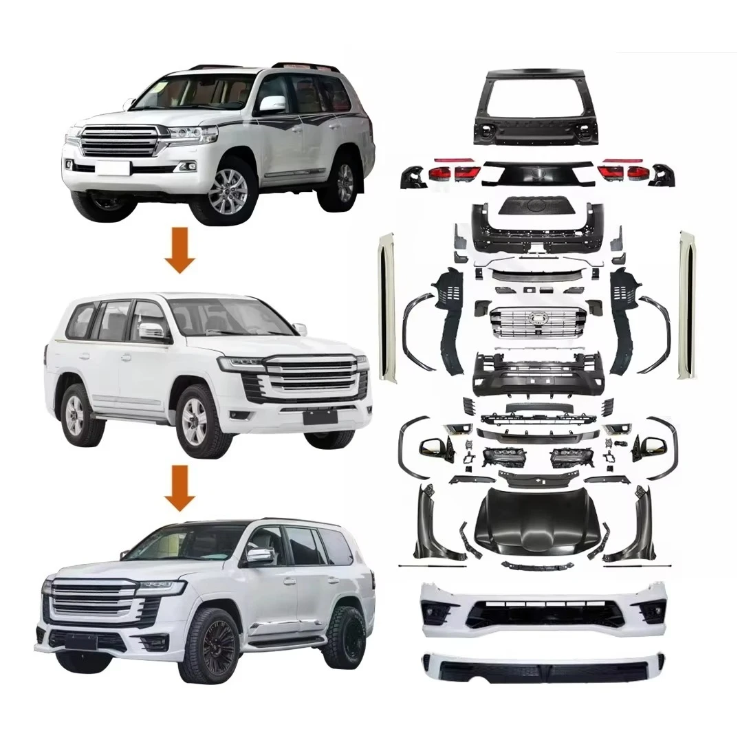 Фото Комплект для переоборудования Land Cruiser LC200 в LC300 VRX: кузовной обвес с элементами рестайлинга, запчасти для тюнинга автомобиля №1