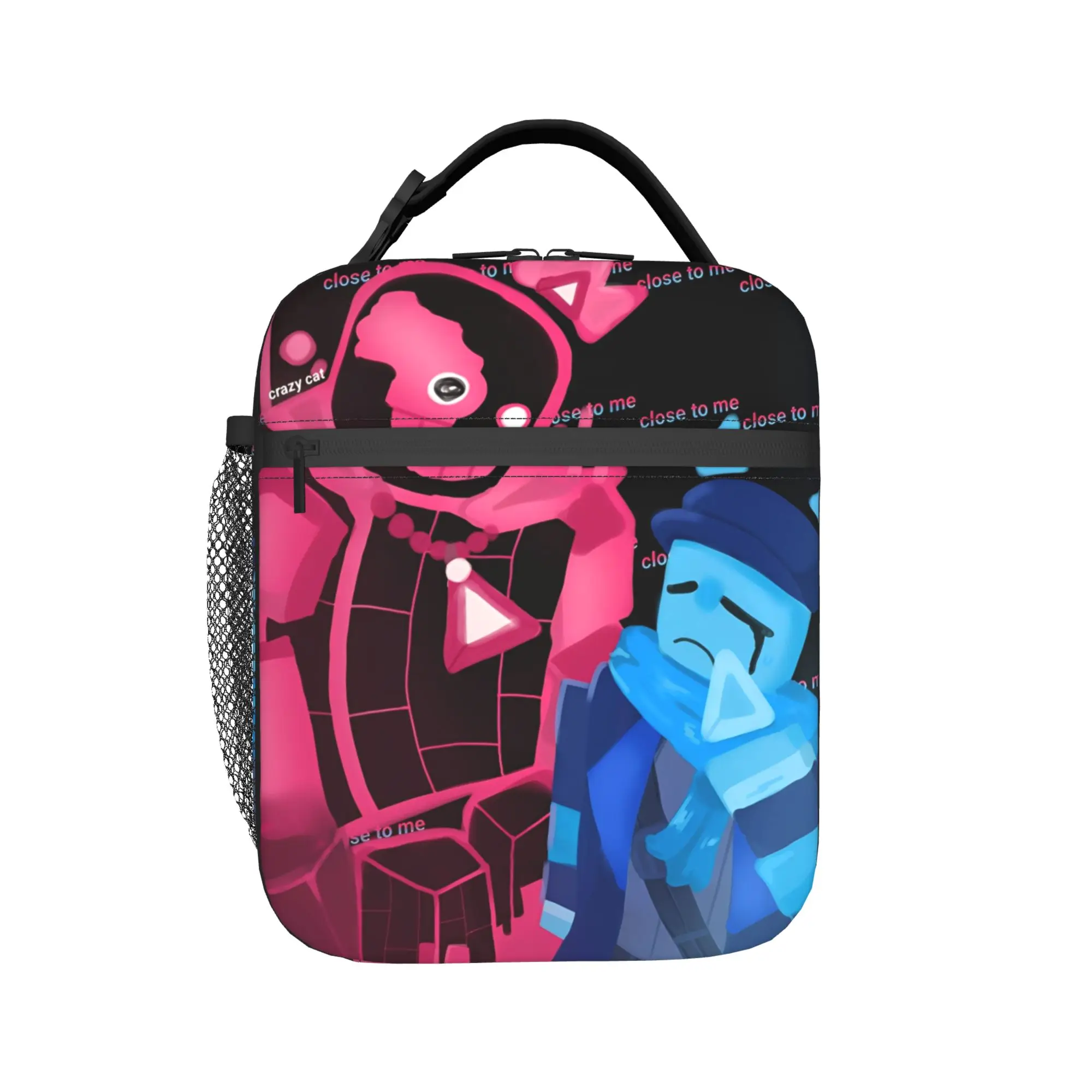 Фото Изолированная сумка для обедов Cube and Blixer Game Merch для работы, хранения продуктов, многоразовые термосумки-холодильники для еды №1