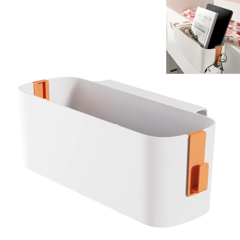 

NEW Hanging Bed Organiser Storage Basket Bed Hanger With Detachable Hooks For Book Magazine Toy Mobile Phone