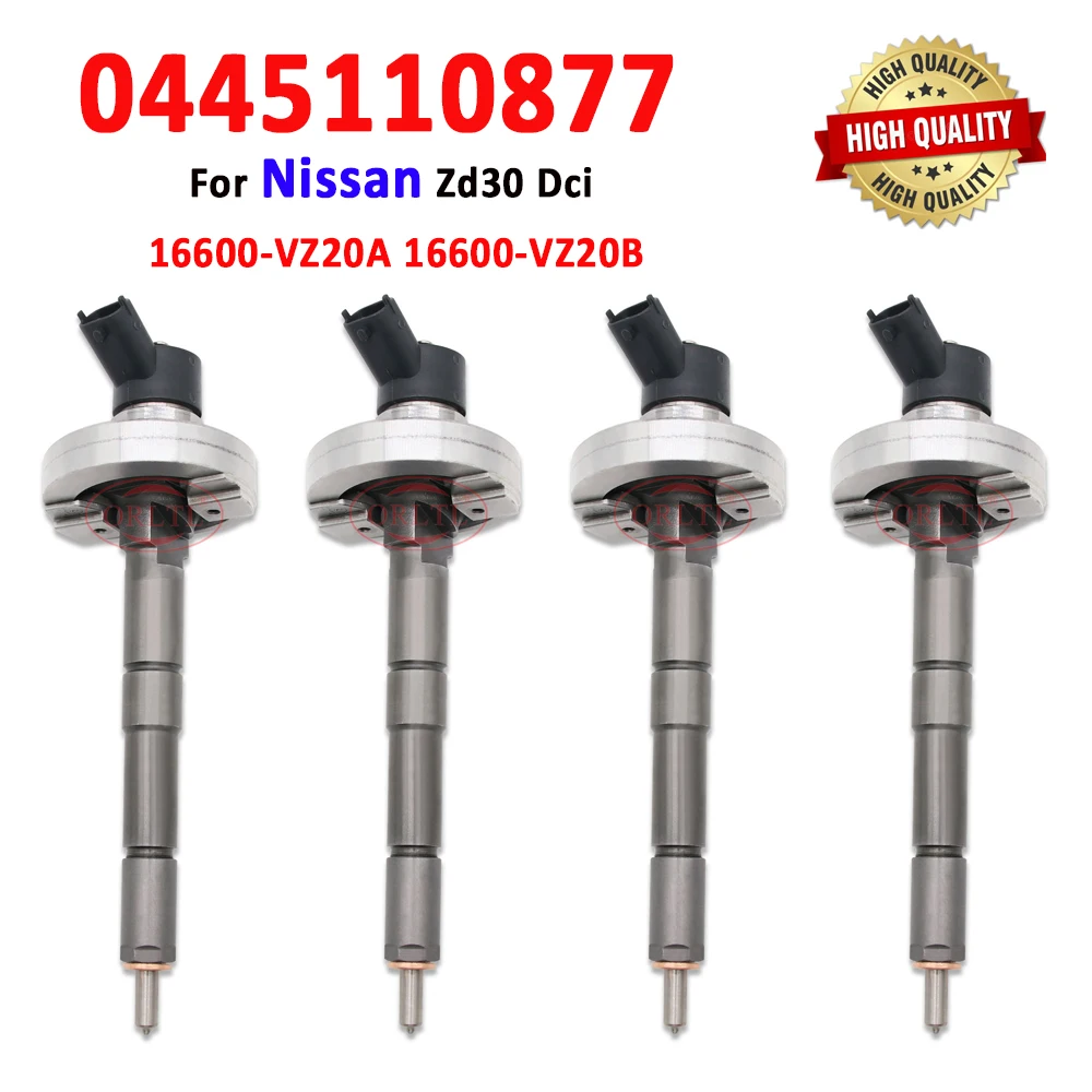Форсунка Форсунки дизельного топлива ORLTL 0445110877 16600-VZ20B 16600-VZ20A с общей топливной