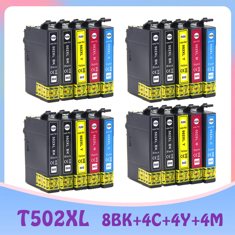 T502XL 502 502XL full Ink Cartridge with Chip Compatible for epson XP5100 xp5105 WF2860 WF2865 printers images - 6