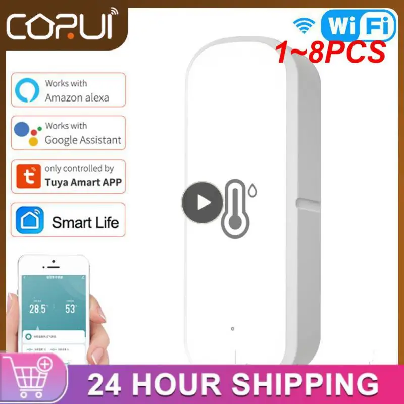 

Датчик температуры и влажности с Wi-Fi, 1-8 шт.