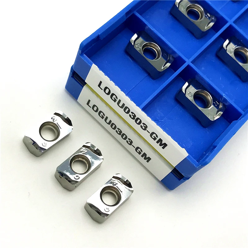 

LOGU0303-GM aluminum Inserts High Quality Fast Feed Milling turning tool Copper aluminum wood processing CNC Milling lathe tool