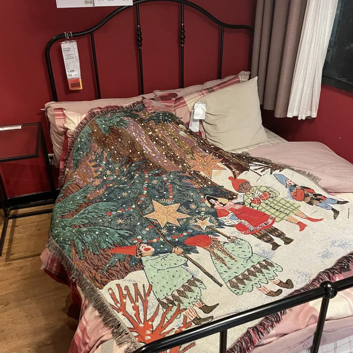 Рождественское декоративное одеяло