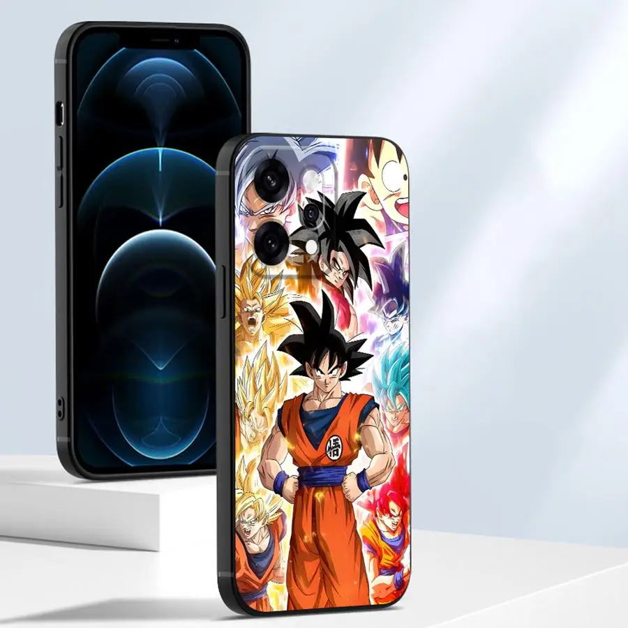 Фото Чехол для телефона Oppo A78 A98 A74 A83 A96 A76 Reno 14 4F 5 6 7 8 10 11 F11 F29 A84 A93 DD-ragonS B-allS Goku №2