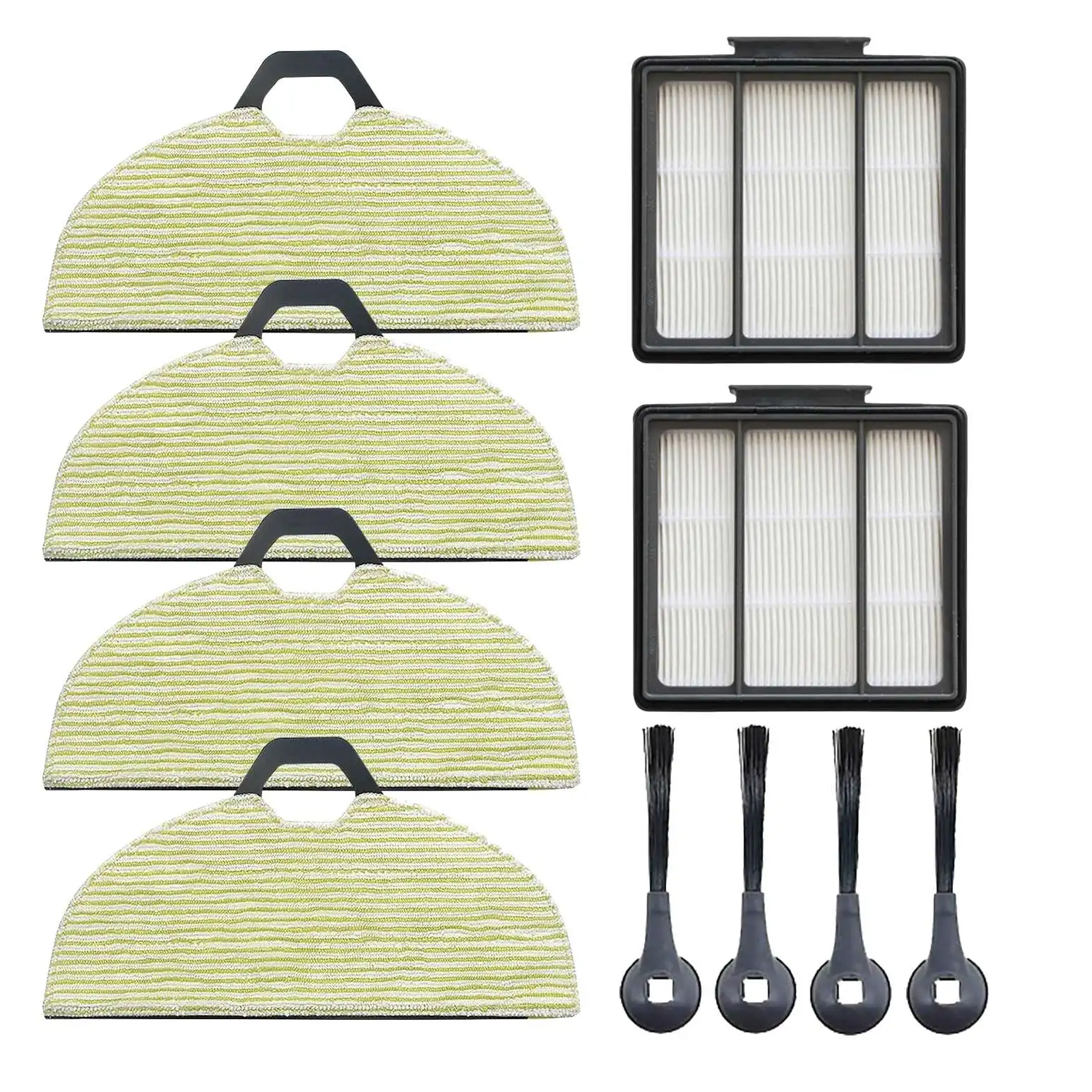 

Replacement Parts Kit Side Brushes Filters Cleaning Mop Pads for Shark RV2001WD AV2001WD Robot Vacuum Accessories